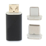 Maxbell Type C Port Magnetic Adapter Charger For iPhone IOS Android Type C Black