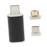 Maxbell Type C Port Magnetic Adapter Charger For iPhone IOS Android Type C Black