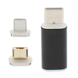 Maxbell Type C Port Magnetic Adapter Charger For iPhone IOS Android Type C Black