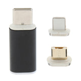 Maxbell Type C Port Magnetic Adapter Charger For iPhone IOS Android Type C Black