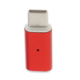 Maxbell Type C Port Magnetic Adapter Charger For iPhone IOS Android Type C Red