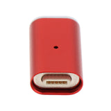 Maxbell Type C Port Magnetic Adapter Charger For iPhone IOS Android Type C Red