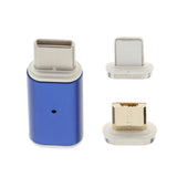 Maxbell Type C Port Magnetic Adapter Charger For iPhone IOS Android Type C Blue