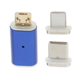 Maxbell Type C Port Magnetic Adapter Charger For iPhone IOS Android Type C Blue