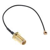 Max Antenna WiFi Pigtail Cable IPX to SMA Coaxial  Black 20cm