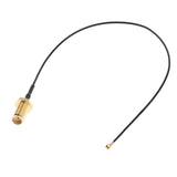 Max Antenna WiFi Pigtail Cable IPX to SMA Coaxial  Black 30cm