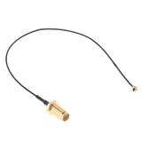 Max Antenna WiFi Pigtail Cable IPX to SMA Coaxial  Black 30cm