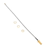 Max Antenna WiFi Pigtail Cable IPX to SMA Coaxial  Black 30cm