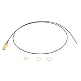 Max Antenna WiFi Pigtail Cable IPX to SMA Coaxial  Black 60cm