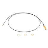Max Antenna WiFi Pigtail Cable IPX to SMA Coaxial  Black 60cm