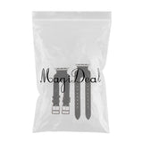 Maxbell 38mm Genuine Leather Strap Band Bracelet for Apple Watch Black