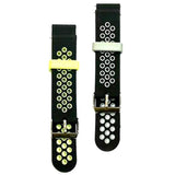 Maxbell 20mm Universal Replacement two-colorSilicone Watch Wrist Sport Band Strap