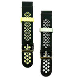 Maxbell 20mm Universal Replacement two-colorSilicone Watch Wrist Sport Band Strap