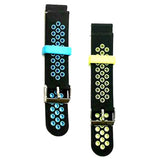 Maxbell 20mm Universal Two-Color Two Quick Release Switch Ear Silicone Strap