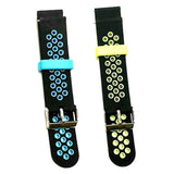 Maxbell 20mm Universal Two-Color Two Quick Release Switch Ear Silicone Strap