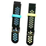 Maxbell 20mm Universal Two-Color Two Quick Release Switch Ear Silicone Strap