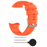 Max 22mm Soft Silicone Replacement Wristband / Strap for Watch Orange