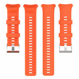 Max 22mm Soft Silicone Replacement Wristband / Strap for Watch Orange
