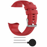 Max 22mm Soft Silicone Replacement Wristband / Strap for Watch Red