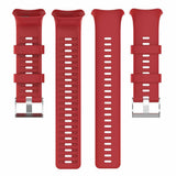 Max 22mm Soft Silicone Replacement Wristband / Strap for Watch Red