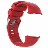 Max 22mm Soft Silicone Replacement Wristband / Strap for Watch Red