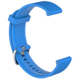 Max Soft Silicone Watch Band with Quick Release Pins 22mm for Polar Sky Blue