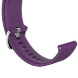 Max Soft Silicone Watch Strap/Band with Quick Release Pins 22mm for Polar purple