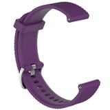 Max Soft Silicone Watch Strap/Band with Quick Release Pins 22mm for Polar purple