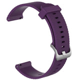Max Soft Silicone Watch Strap/Band with Quick Release Pins 22mm for Polar purple