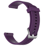 Max Soft Silicone Watch Strap/Band with Quick Release Pins 22mm for Polar purple
