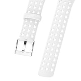 Maxbell Silicone Replacement Sport Watchband for Suunto M1 M2 M4 M5 White + White