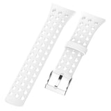 Maxbell Silicone Replacement Sport Watchband for Suunto M1 M2 M4 M5 White + White