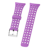 Maxbell Silicone Replacement Sport Watchband for Suunto M1 M2 M4 M5 Purple + Purple