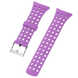 Maxbell Silicone Replacement Sport Watchband for Suunto M1 M2 M4 M5 Purple + Purple