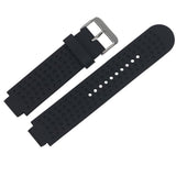 Maxbell 20mm Soft Silicone Replacement Wristband for Garmin Forerunner black