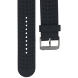 Maxbell 20mm Soft Silicone Replacement Wristband for Garmin Forerunner black