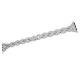 Maxbell Stainless Steel Wrist Watch Strap For Apple iWatch 2/3/4  Moonlight silver