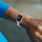Maxbell Stainless Steel Wrist Watch Strap For Apple iWatch 2/3/4  Moonlight silver