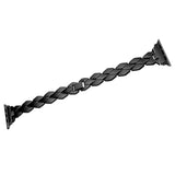 Maxbell Stainless Steel Wrist Watch Strap For Apple iWatch 2/3/4  Black