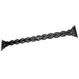 Maxbell Stainless Steel Wrist Watch Strap For Apple iWatch 2/3/4  Black