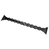 Maxbell Stainless Steel Wrist Watch Strap For Apple iWatch 2/3/4  Black