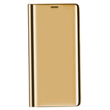 Maxbell Creative Flip Holster Plated Mirror Case Stand for iPhone XS Max gold