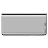Maxbell Smart Clear View Plating Mirror Flip Case Cover for Samsung J7 Prime silver