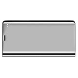 Maxbell Smart Clear View Plating Mirror Flip Case Cover for Samsung J7 Prime silver