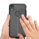 Maxbell Shockproof Silicone Bumper Phone Case Soft Cover For iPhone XR Black