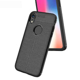 Maxbell Shockproof Silicone Bumper Phone Case Soft Cover For iPhone XR Black