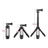 Max Maxb Flexible Mini Extension Selfie Stick Tripod Stand Hand Grip White