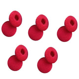 Maxbell 10 Pcs Foam Ear Pad Cover Earphone Earbud Anti-slip for Plantronics red