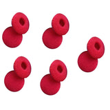 Maxbell 10 Pcs Foam Ear Pad Cover Earphone Earbud Anti-slip for Plantronics red