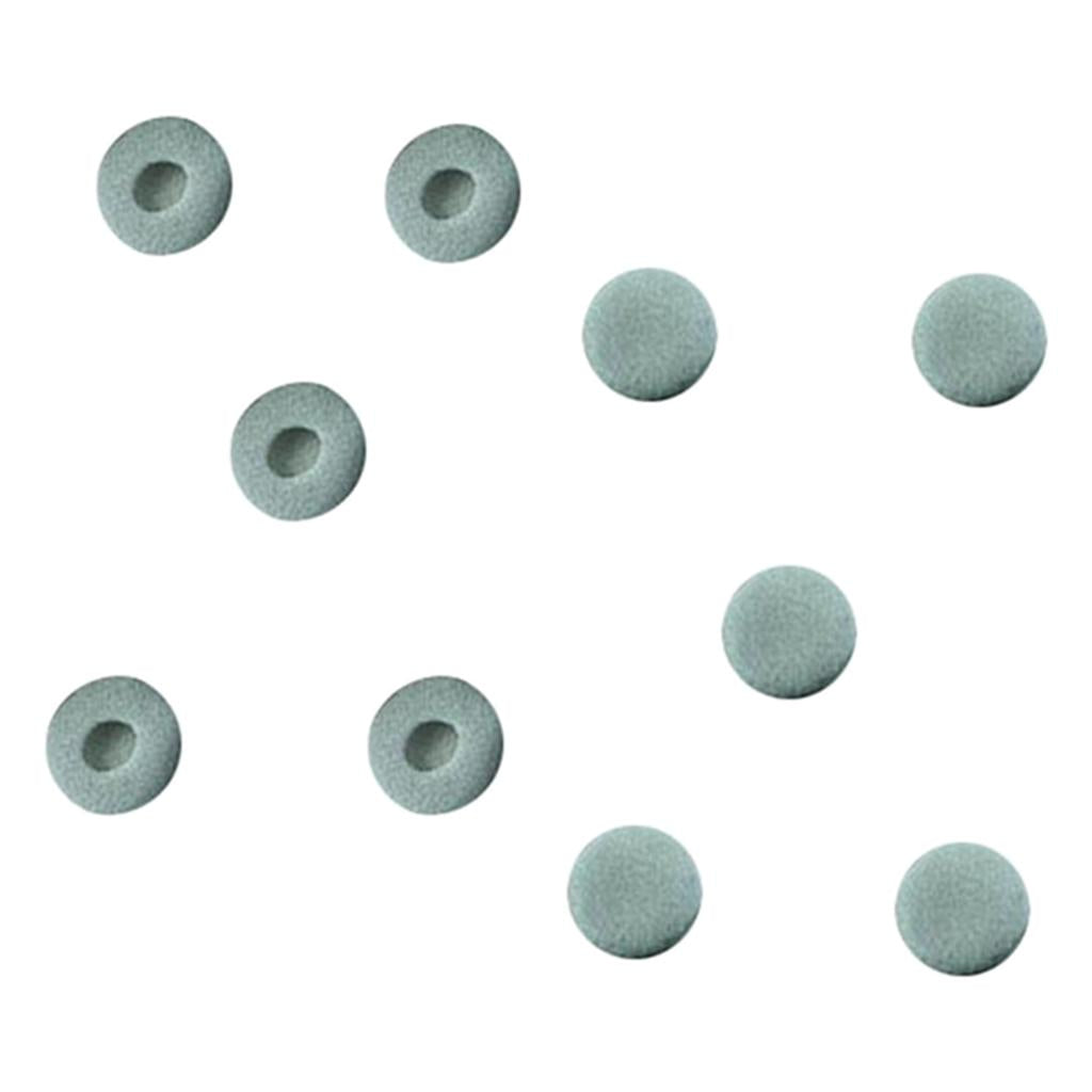 Maxbell 10 Pcs Foam Ear Pad Cover Earphone Earbud Anti-slip for Plantronics gray